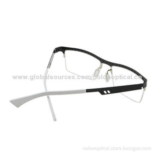 New style stainless steel eye-wear frames with demo lens, customized logos